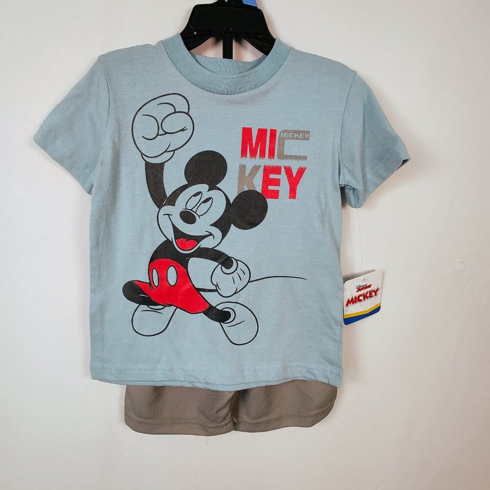 Disney Junior Mickey Boys 24 Month T-Shirt Short Set NWT
